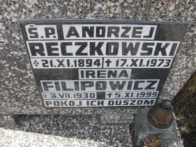 Andrzej Reczkowski 1894 Kowary - Grobonet - Wyszukiwarka osób pochowanych