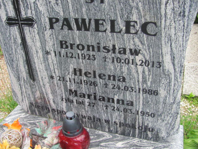 Helena Pawelec 1926 Kowary - Grobonet - Wyszukiwarka osób pochowanych