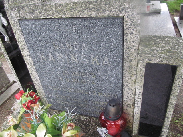 Wanda Kamińska 1883 Kowary - Grobonet - Wyszukiwarka osób pochowanych
