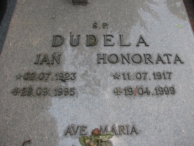 Honorata Dudela 1917 Kowary - Grobonet - Wyszukiwarka osób pochowanych