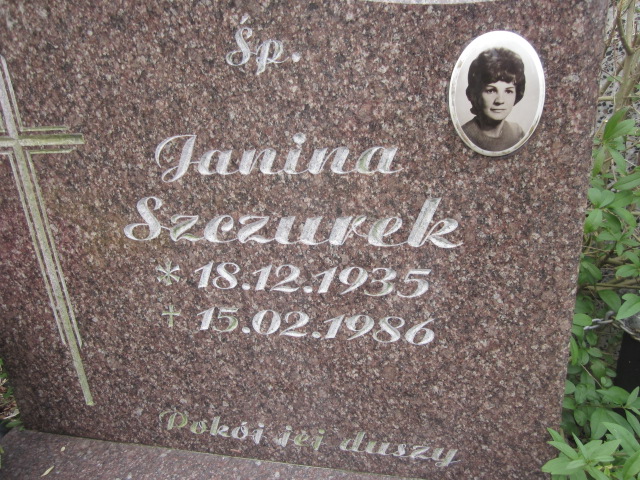 Janina Szczurek 1935 Kowary - Grobonet - Wyszukiwarka osób pochowanych