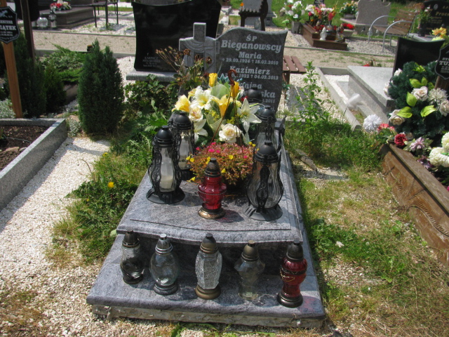Grób Maria Bieganowska
