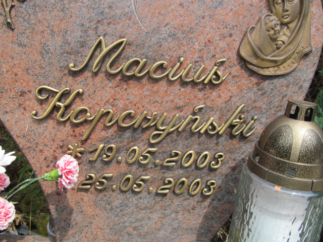 MACIUŚ KOPCZYŃSKI 2003 Kowary - Grobonet - Wyszukiwarka osób pochowanych