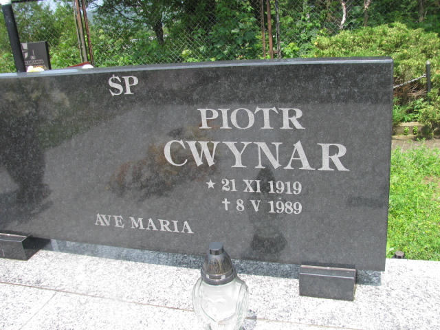 Piotr Cwynar 1919 Kowary - Grobonet - Wyszukiwarka osób pochowanych